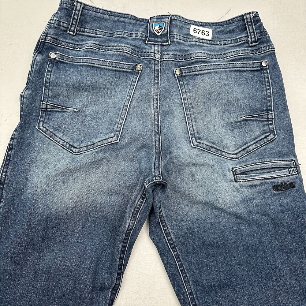 Kuhl Klassik Fit Jeans Men Fits 28x30 Blue Stretch Denim Straight Leg Style 5200